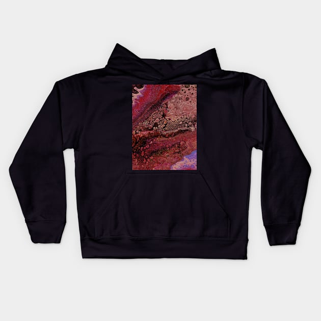 Magenta Spread Kids Hoodie by Orphean Designs